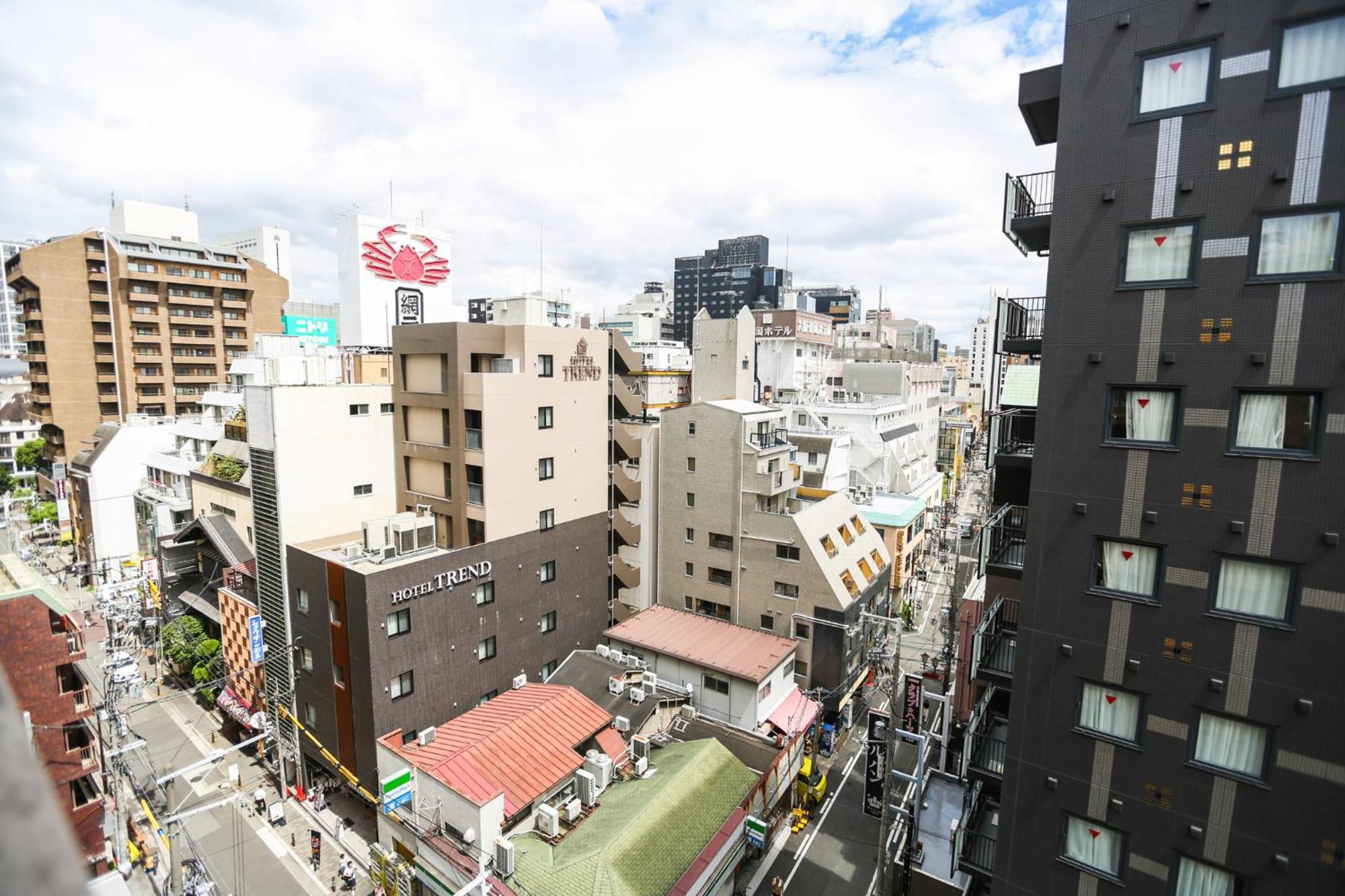 Apartment Hotel 11 Shinsaibashi Amemura Osaka Buitenkant foto